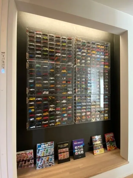 オーダーメイド ミニカーケース】トミカ用ディスプレイケース 設置写真