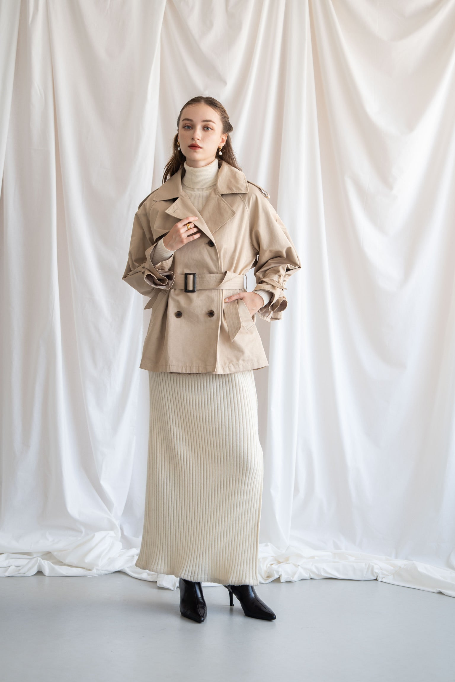 short trench coat – Acka online store