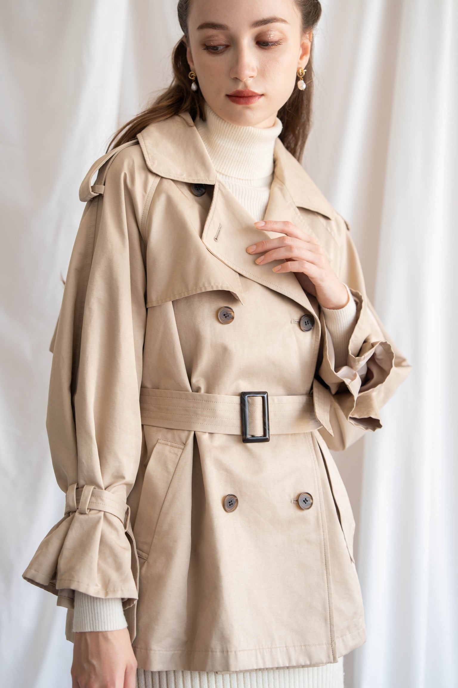 short trench coat – Acka online store