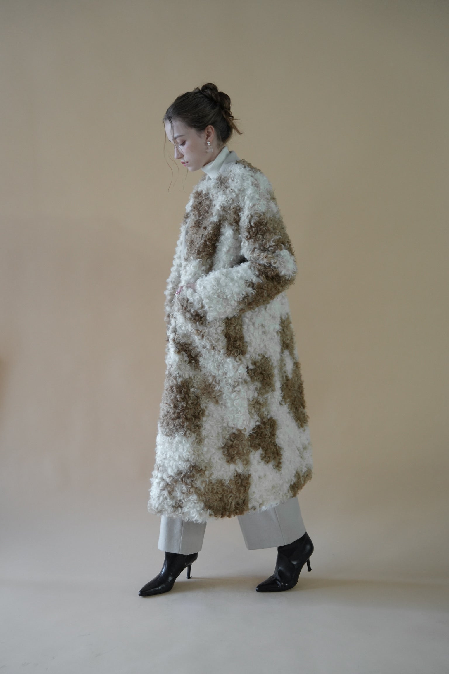 curly mix fur coat – Acka online store