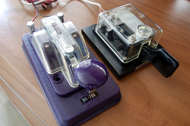 CWを始めよう！（その5）電鍵の使い方（ストレートキーとパドル