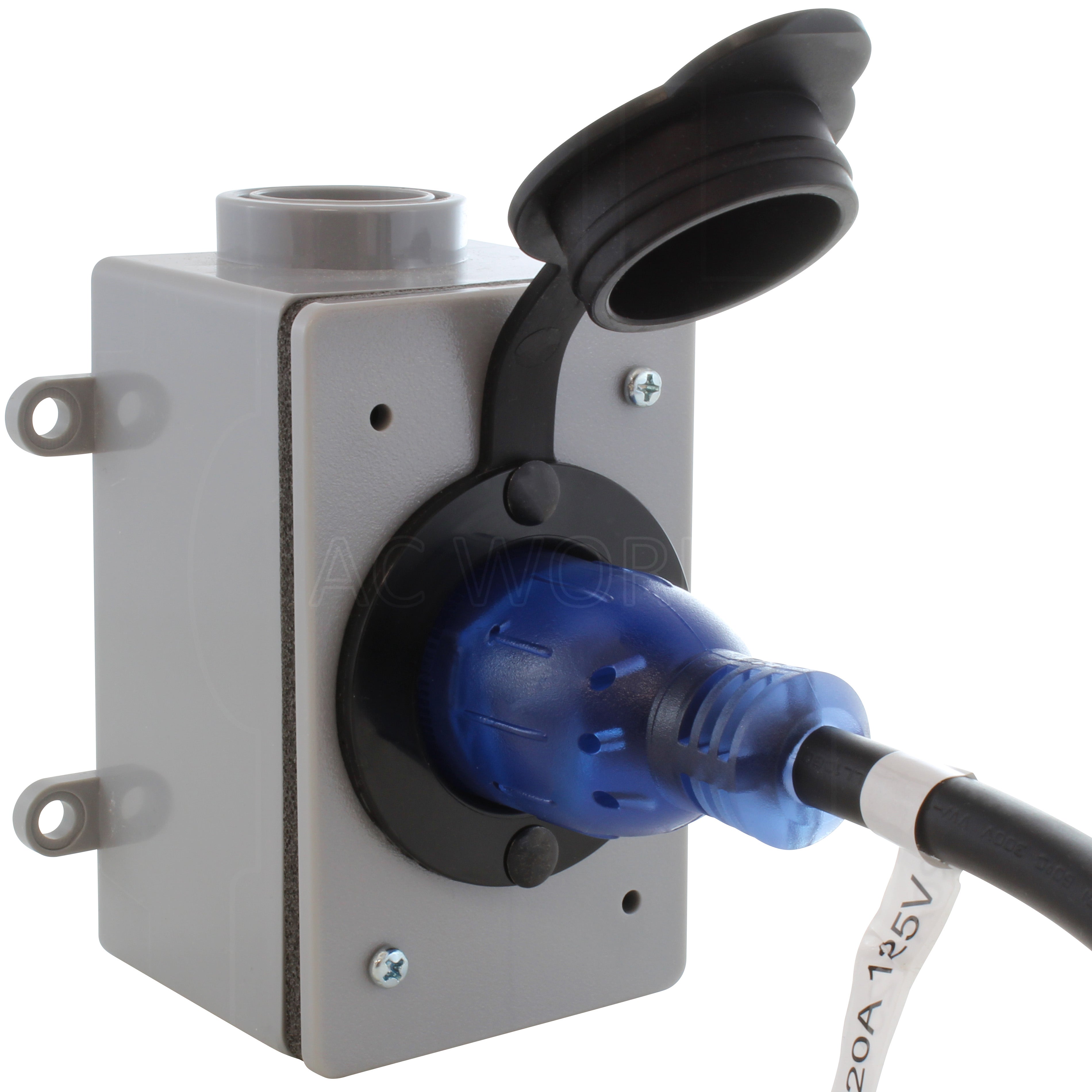 AC WORKS® 20A T-blade Outdoor SJTW 12/3 Anti-Cold Weather