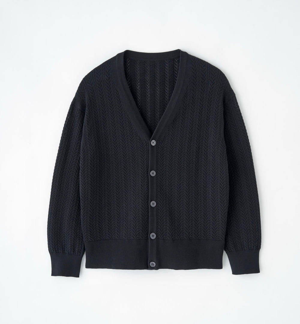 OPENWORK KNIT CARDIGAN – ABYTS