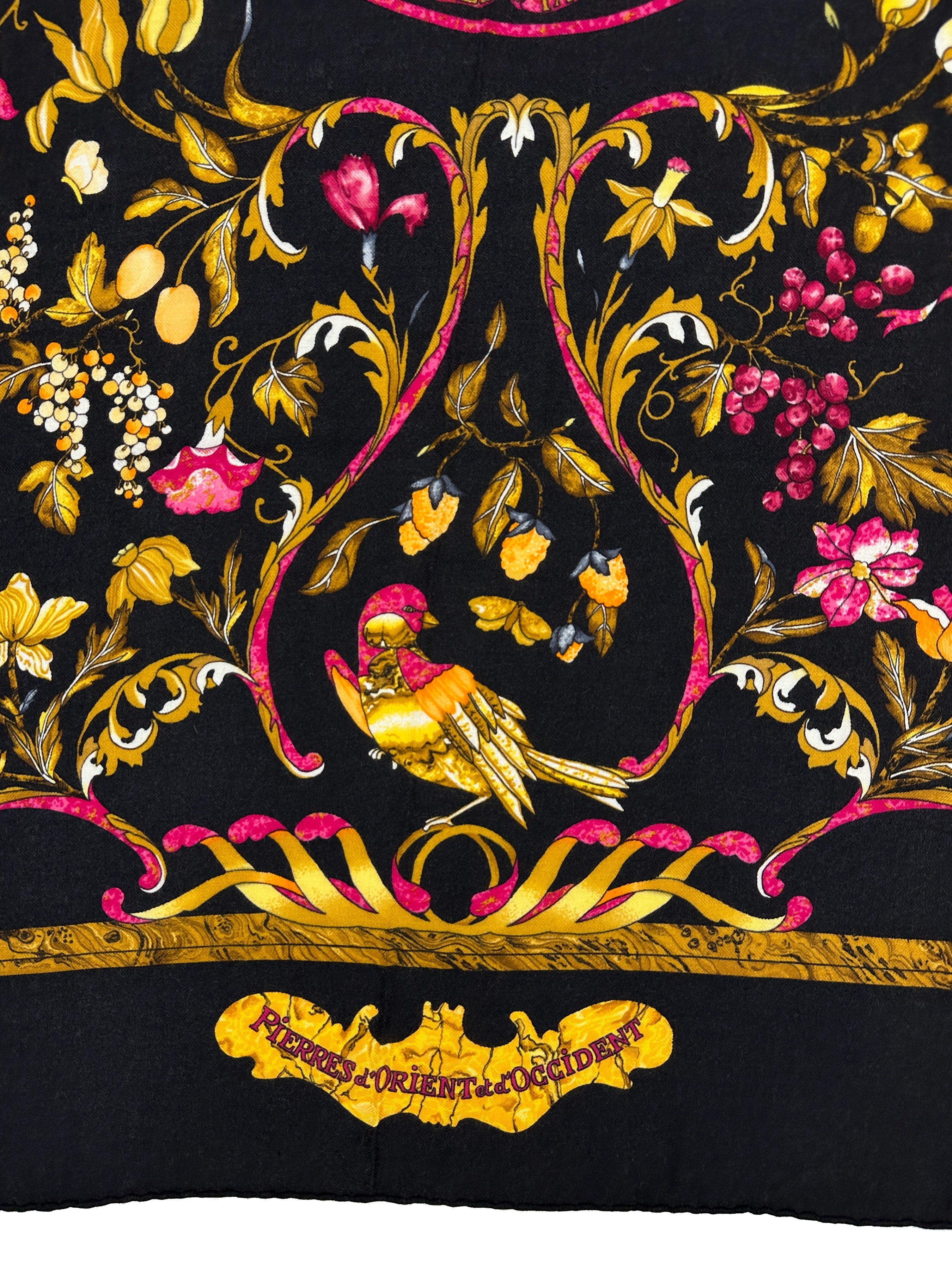 Hermès Pierres d'Orient et d'Occident Cashmere Silk 140