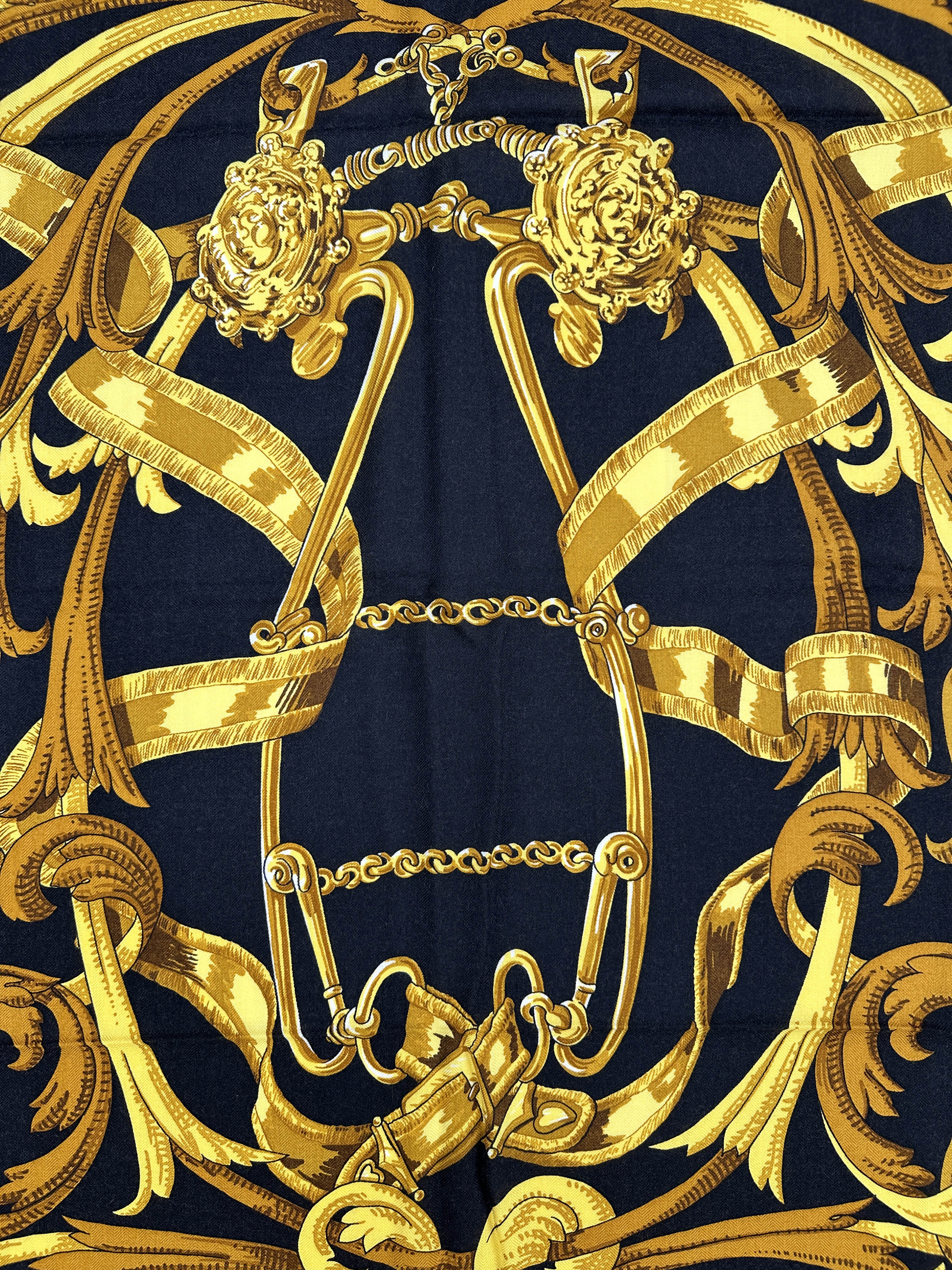 Hermès Le Mors à la Connétable Cashmere Silk 140