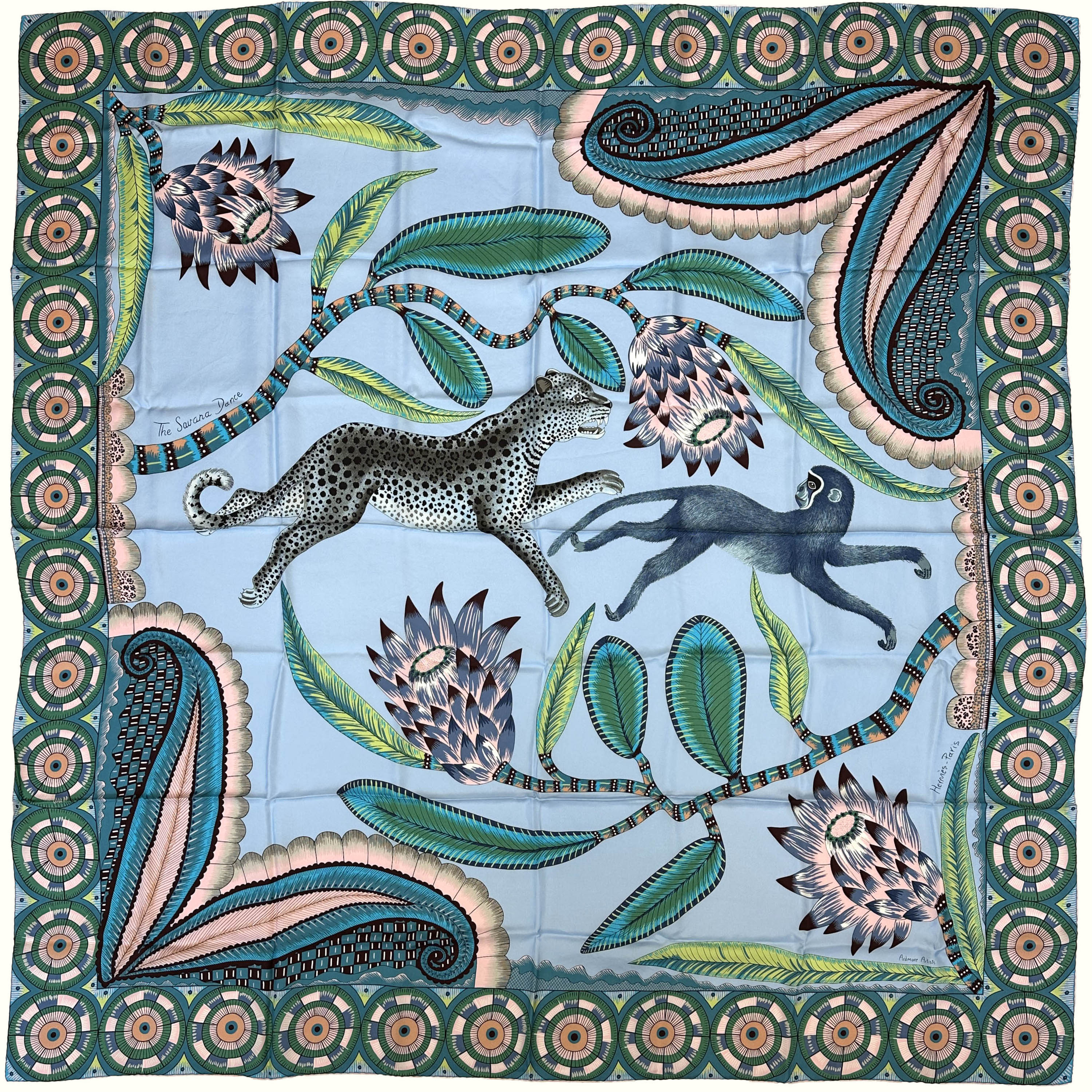 Hermès The Savana Dance Silk 140