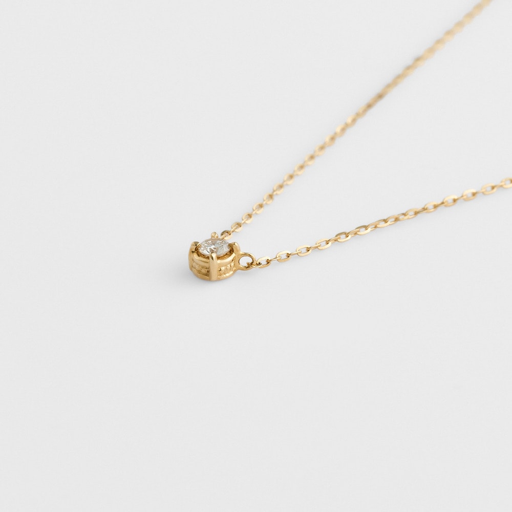 WEB限定》K18ダイヤモンドネックレス（0.03ct）｜ネックレス｜アガット