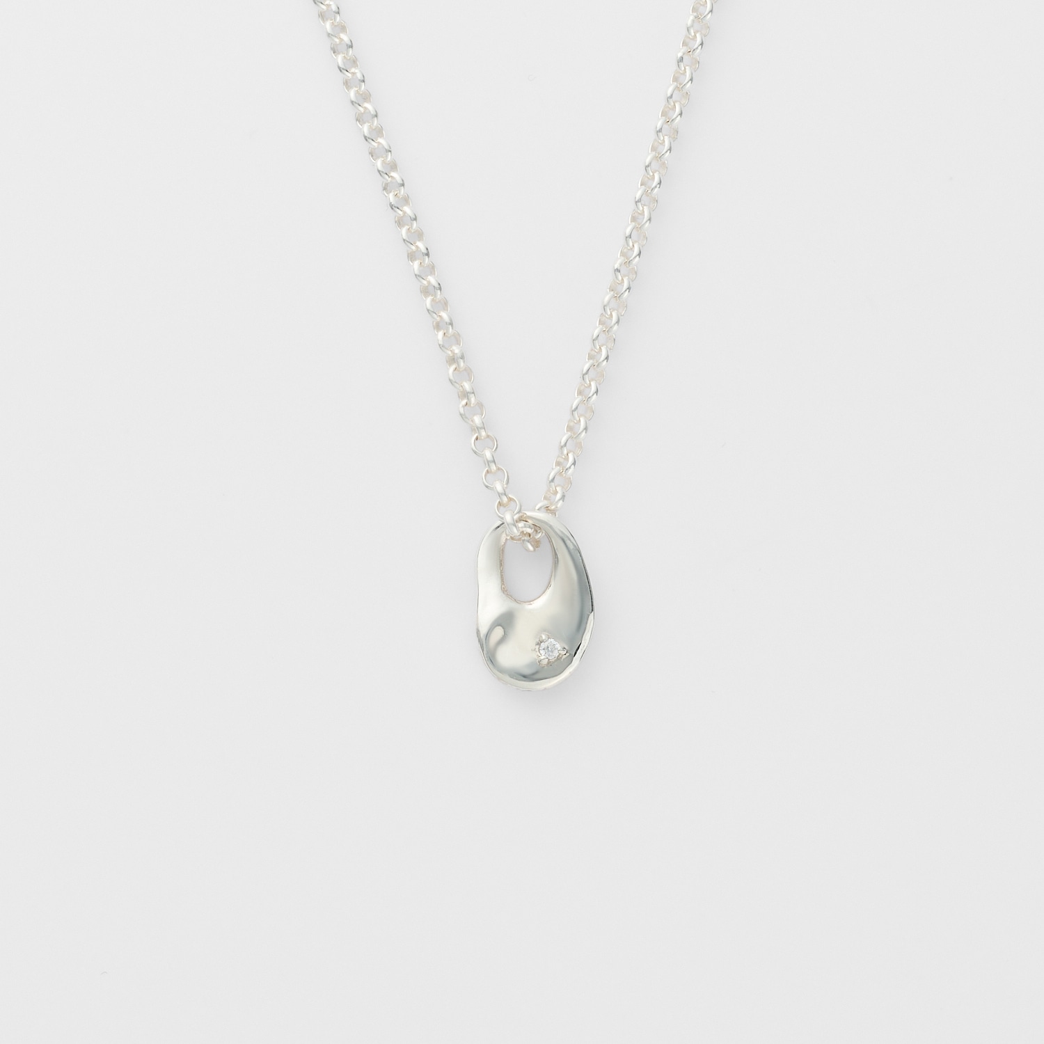 シルバーダイヤモンドネックレス｜ネックレス｜アガット 公式