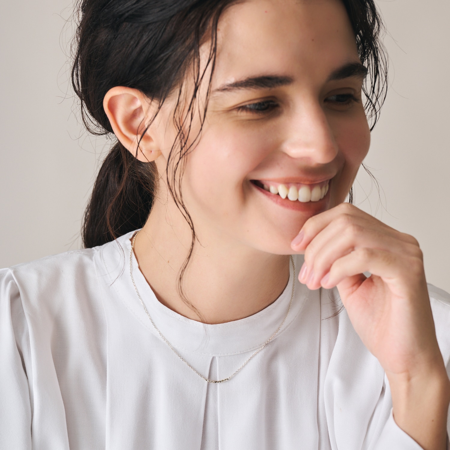 シルバーダイヤモンドネックレス｜ネックレス｜アガット 公式