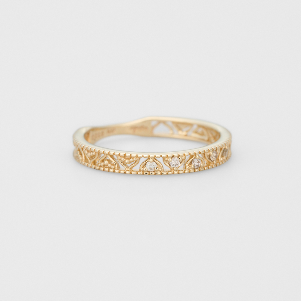 K10ダイヤモンドピンキーリング｜ピンキーリング｜アガット 公式