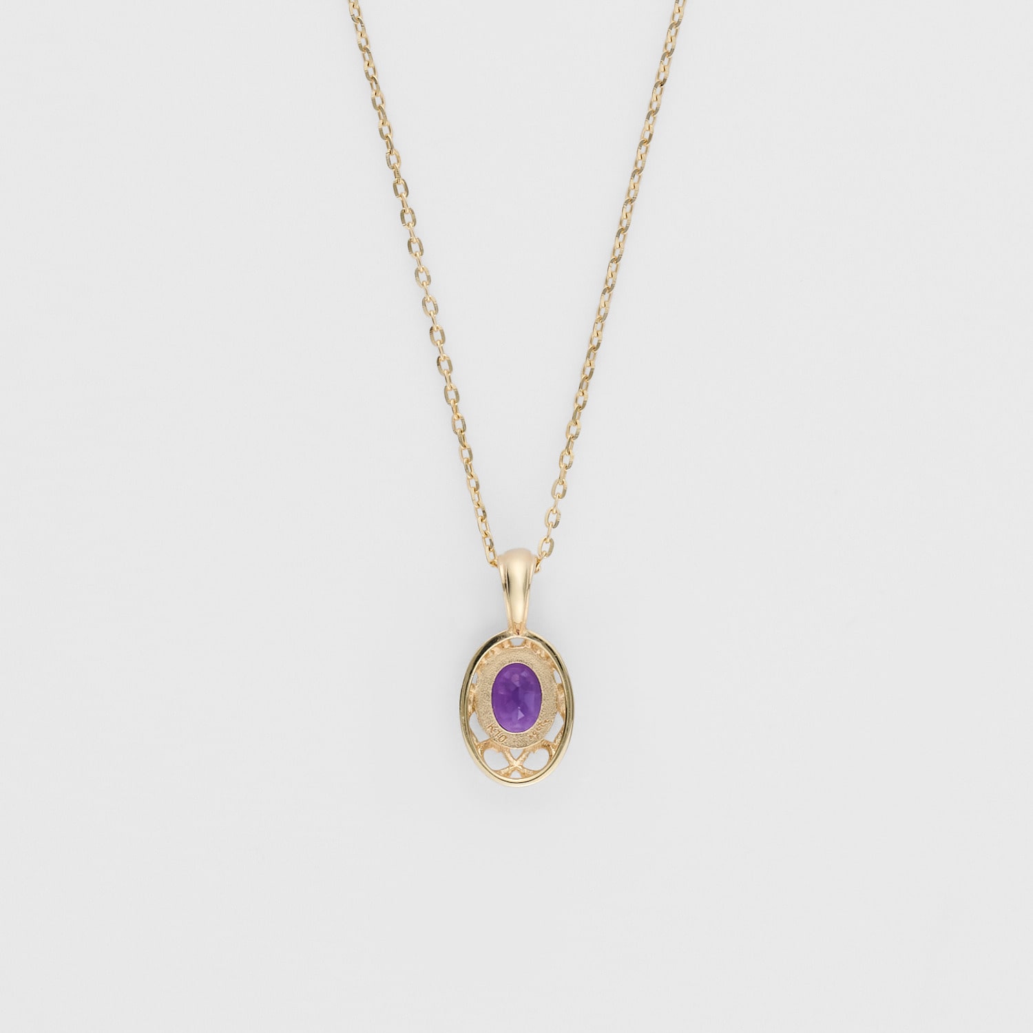 2月誕生石＞K10アメジストネックレス｜ネックレス｜アガット 公式