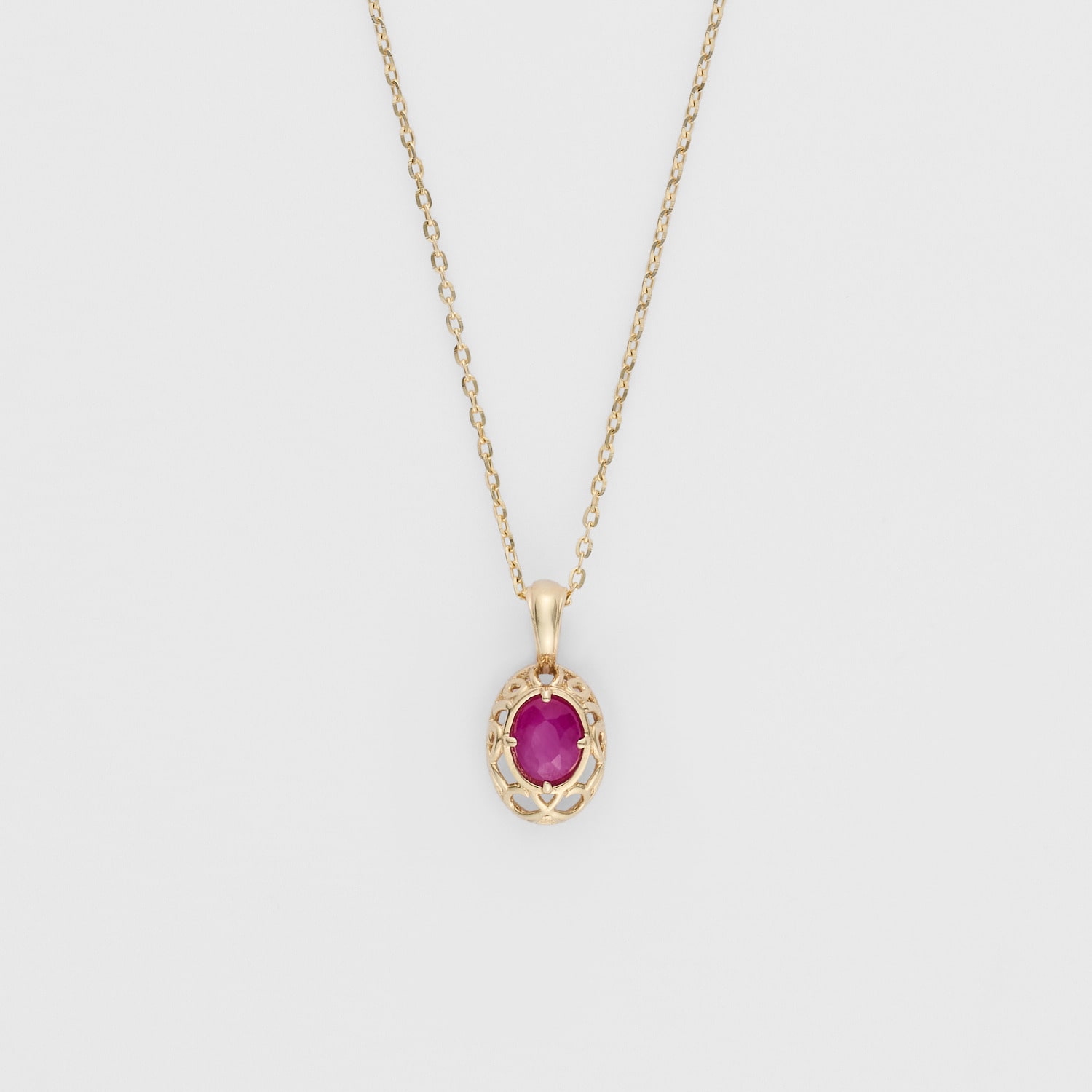 7月誕生石＞K10ルビーネックレス｜ネックレス｜アガット 公式