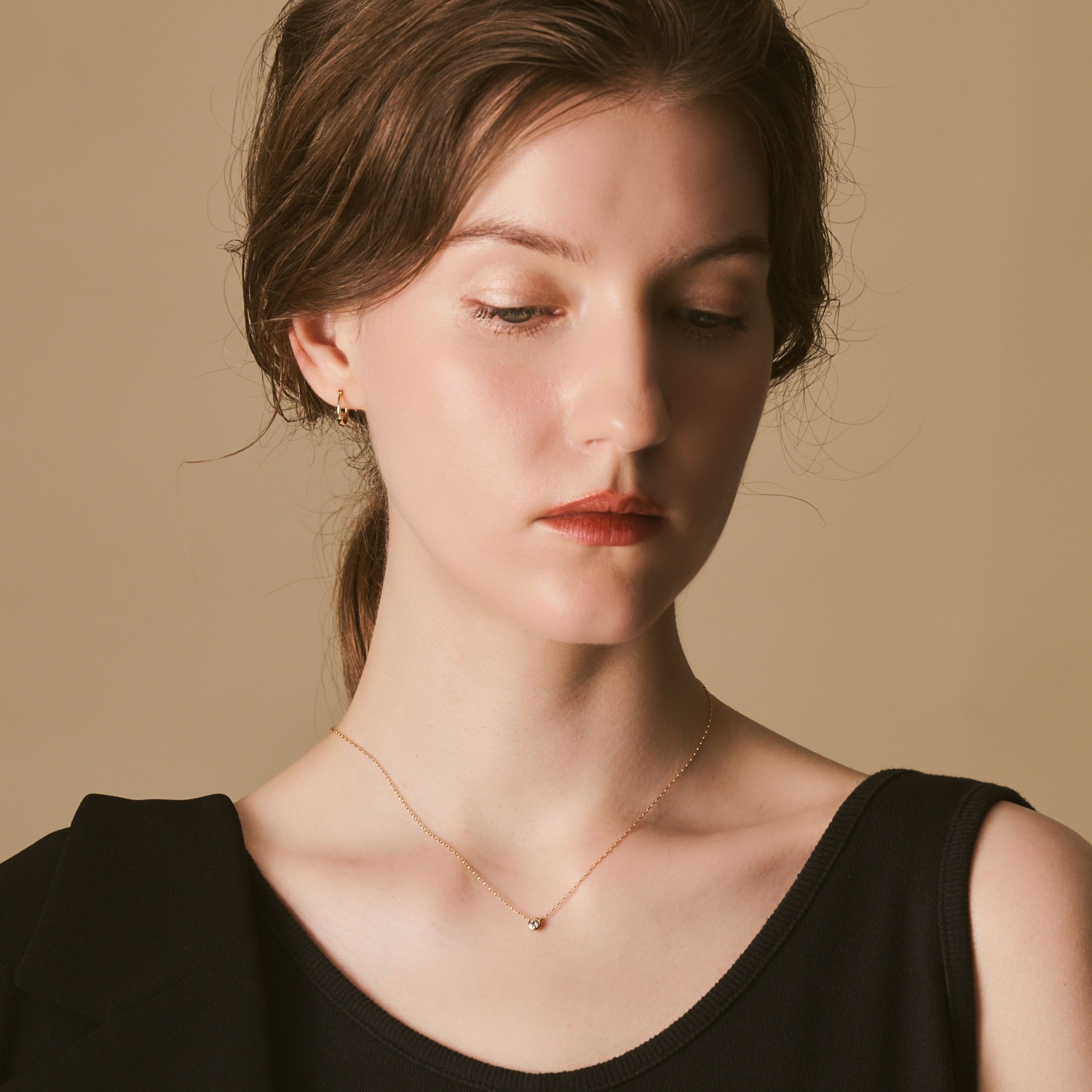 K18ダイヤモンドネックレス（0.1ct）｜ネックレス｜アガット 公式