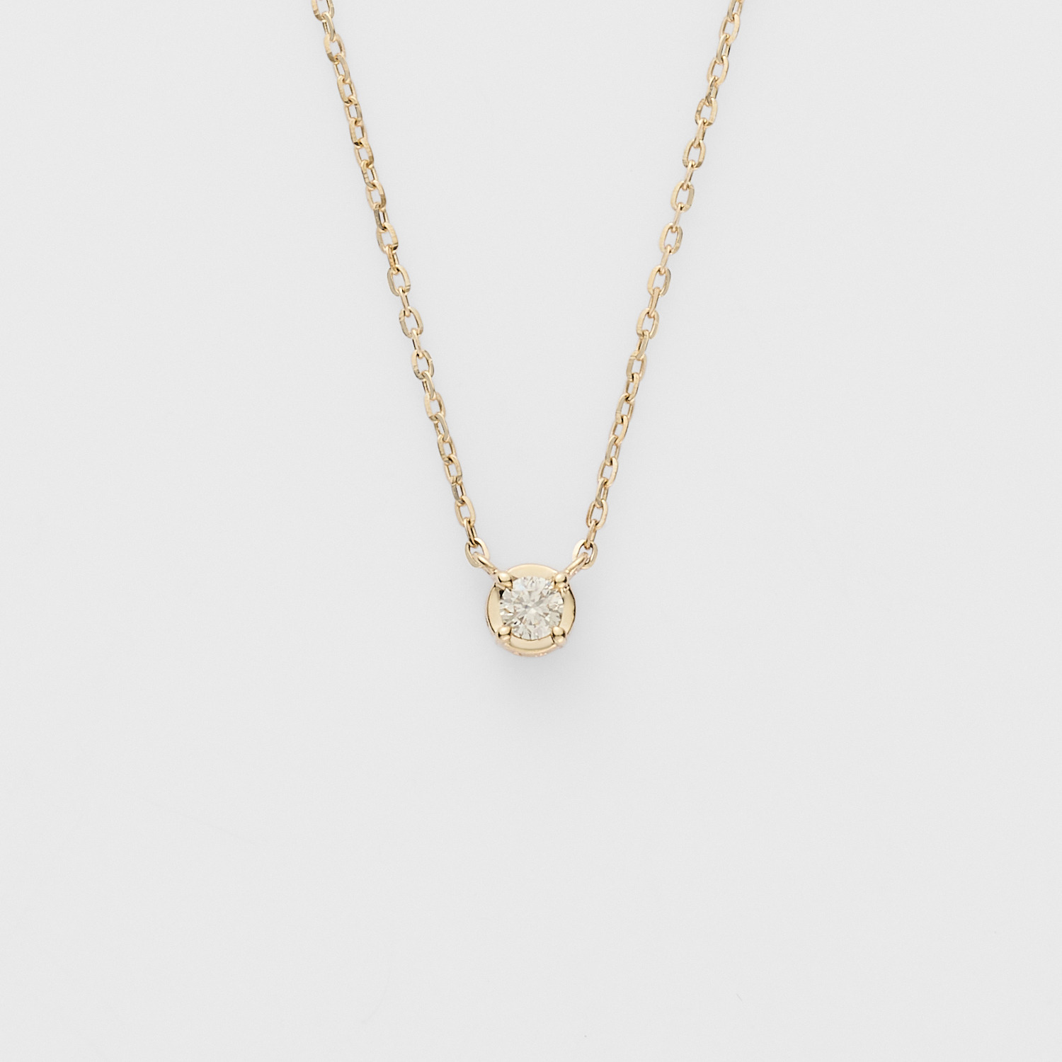 K10ダイヤモンドネックレス（0.03ct）｜ネックレス｜アガット 公式