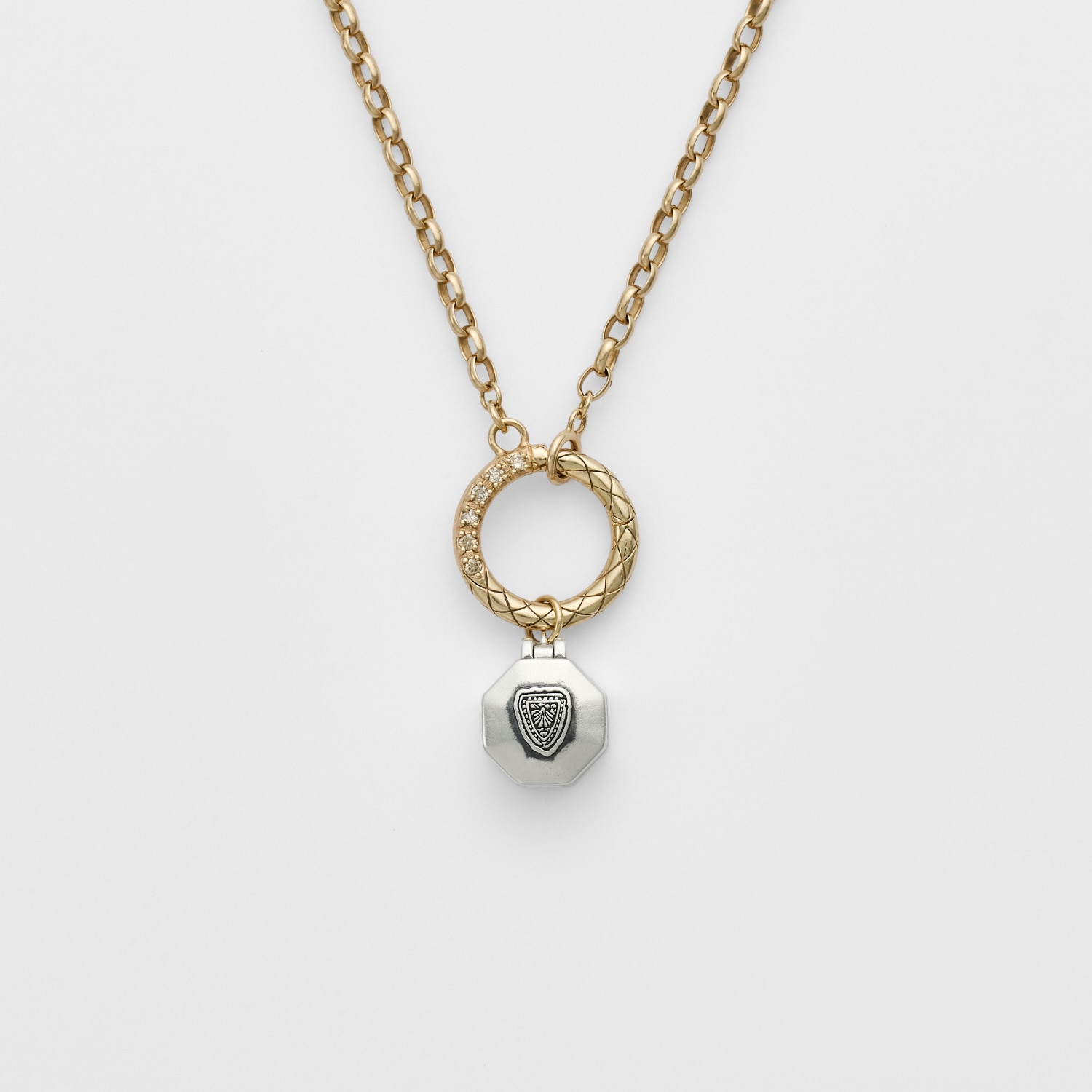 シルバーダイヤモンドピアスチャーム（片耳用）｜ピアスチャーム