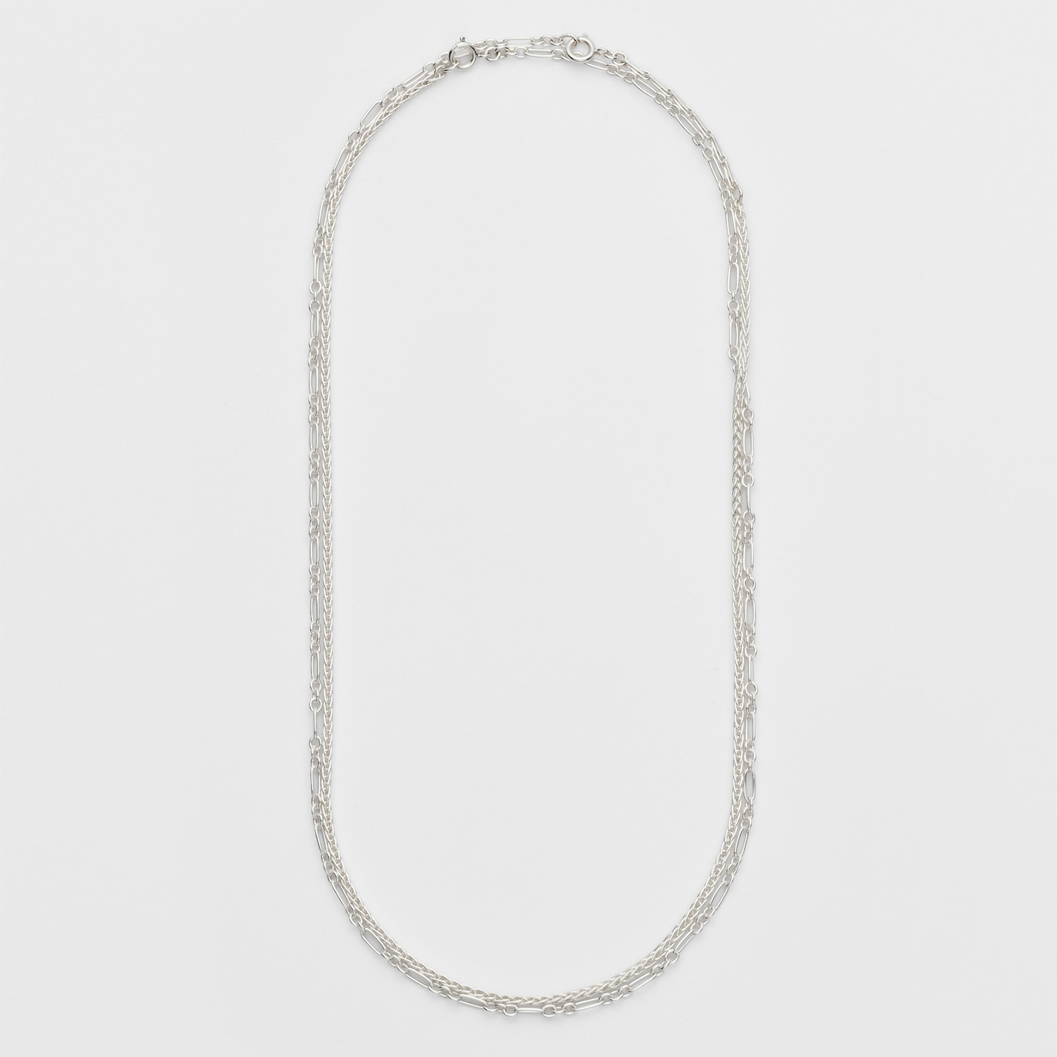 シルバーネックレスチェーンセット｜ネックチェーン｜アガット 公式