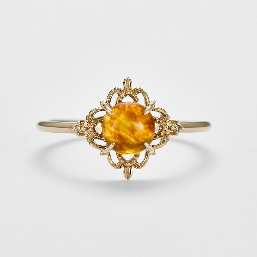 K5アンバー／ダイヤモンドリング｜リング｜アガット 公式オンラインストア