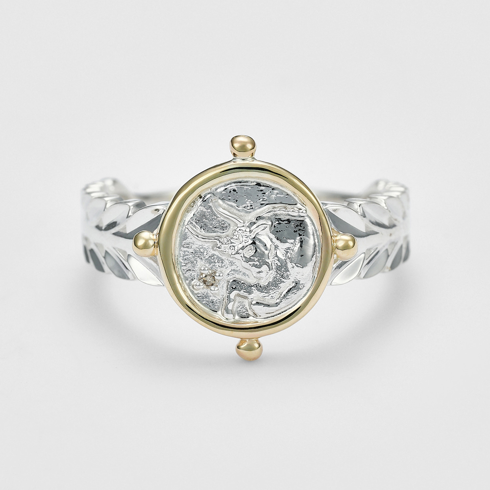 牡牛座＞シルバー／K10ダイヤモンドリング｜リング｜アガット 公式