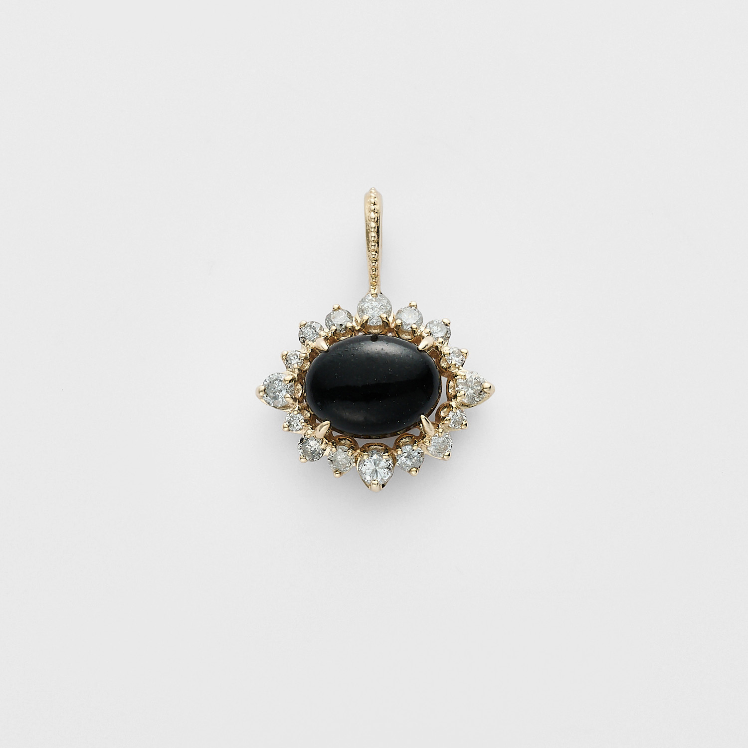 K10ジェット／ダイヤモンドチャーム｜ネックレスチャーム｜アガット