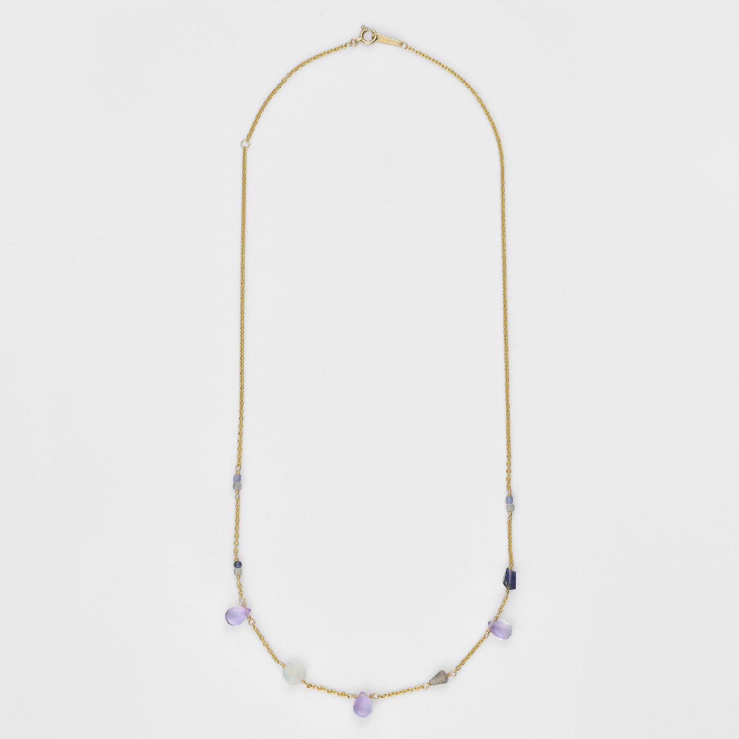 ゴールドマルチストーンネックレス｜ネックレス｜アガット 公式