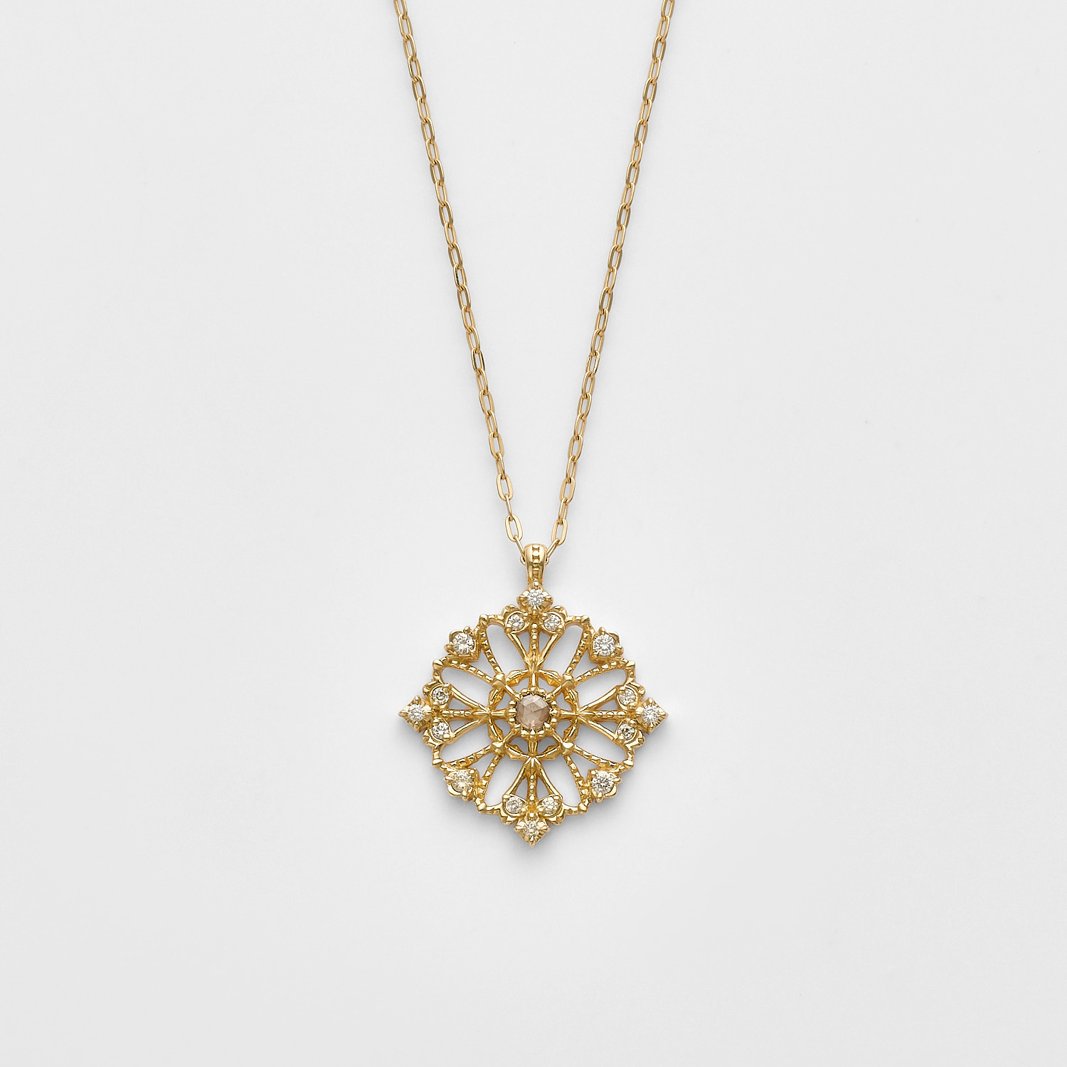 K18ダイヤモンドネックレス（0.08ct）｜ネックレス｜アガット 公式