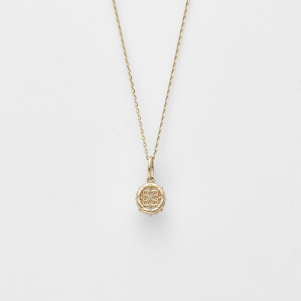 K10／K5 シェル／ラブラドライトネックレスチャームセット｜ネックレス