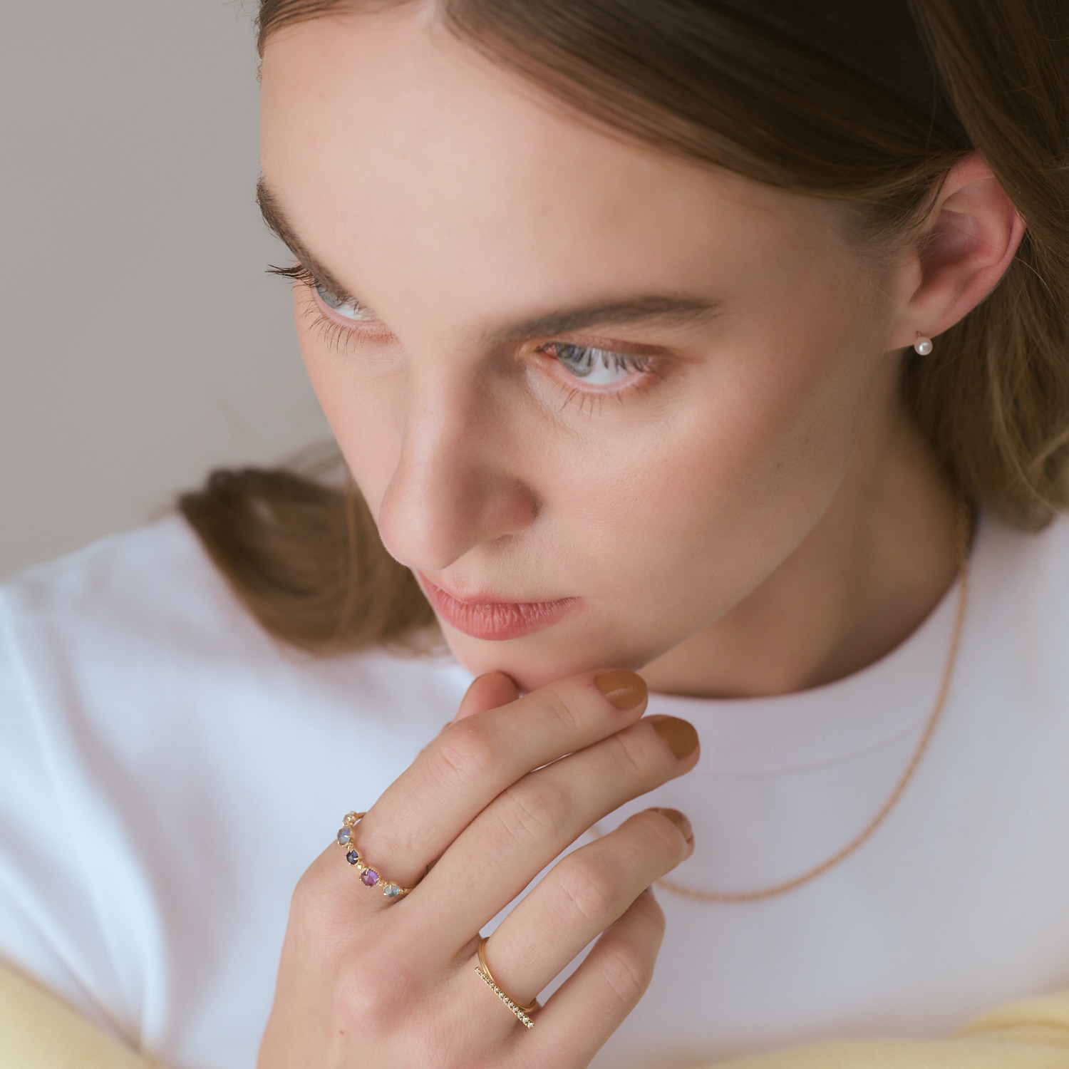 K10マルチストーンリング（L）｜リング｜アガット 公式オンラインストア