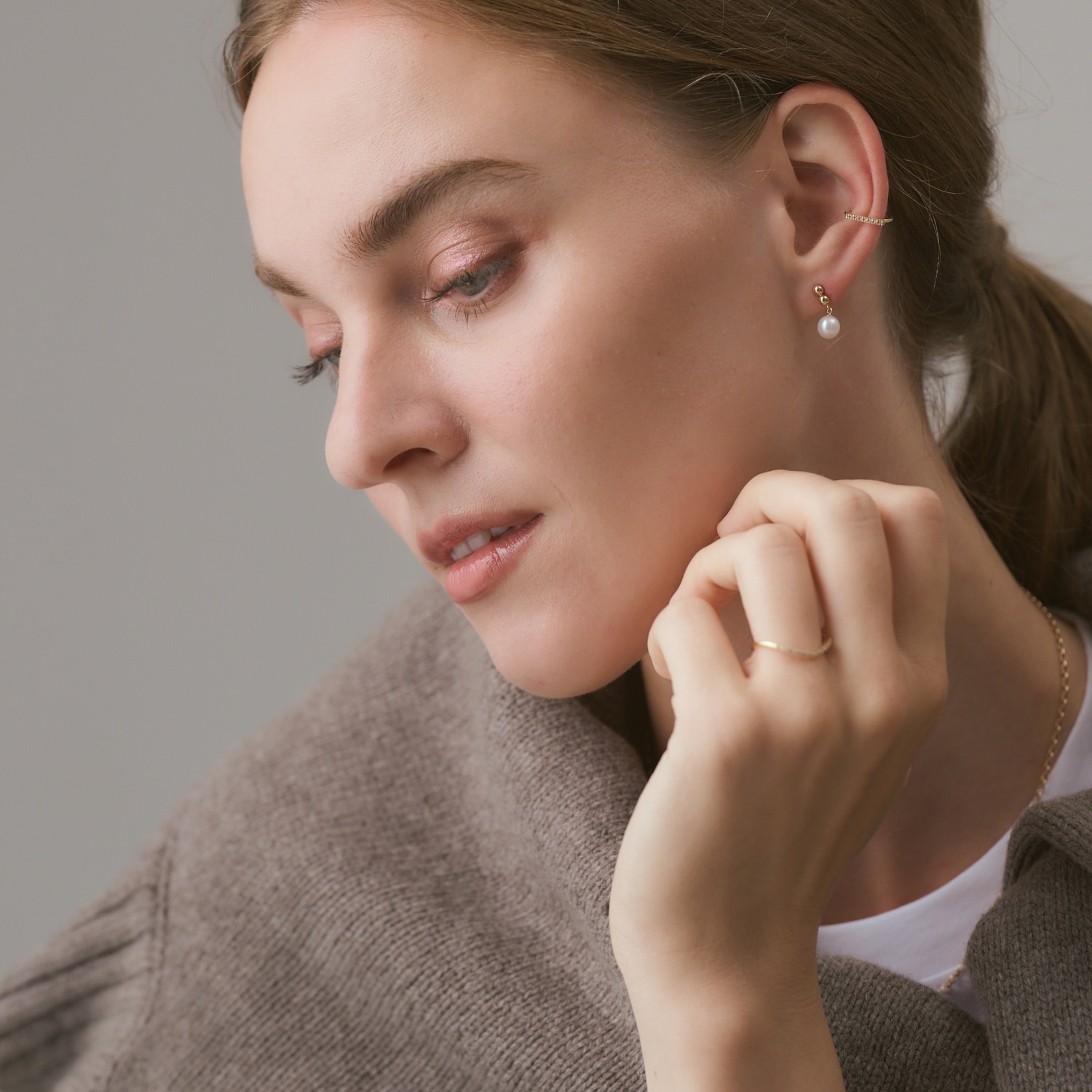 K10淡水パールピアス｜ピアス｜アガット 公式オンラインストア