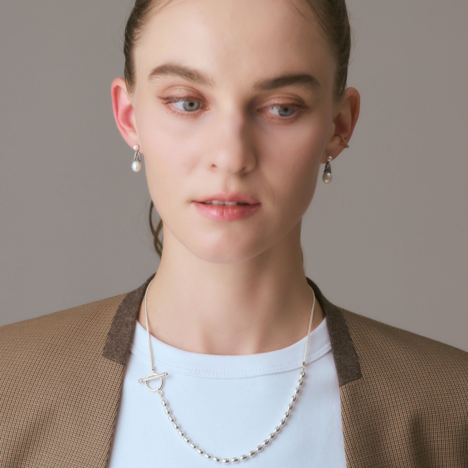 シルバーパールピアスチャーム｜ピアスチャーム｜アガット 公式