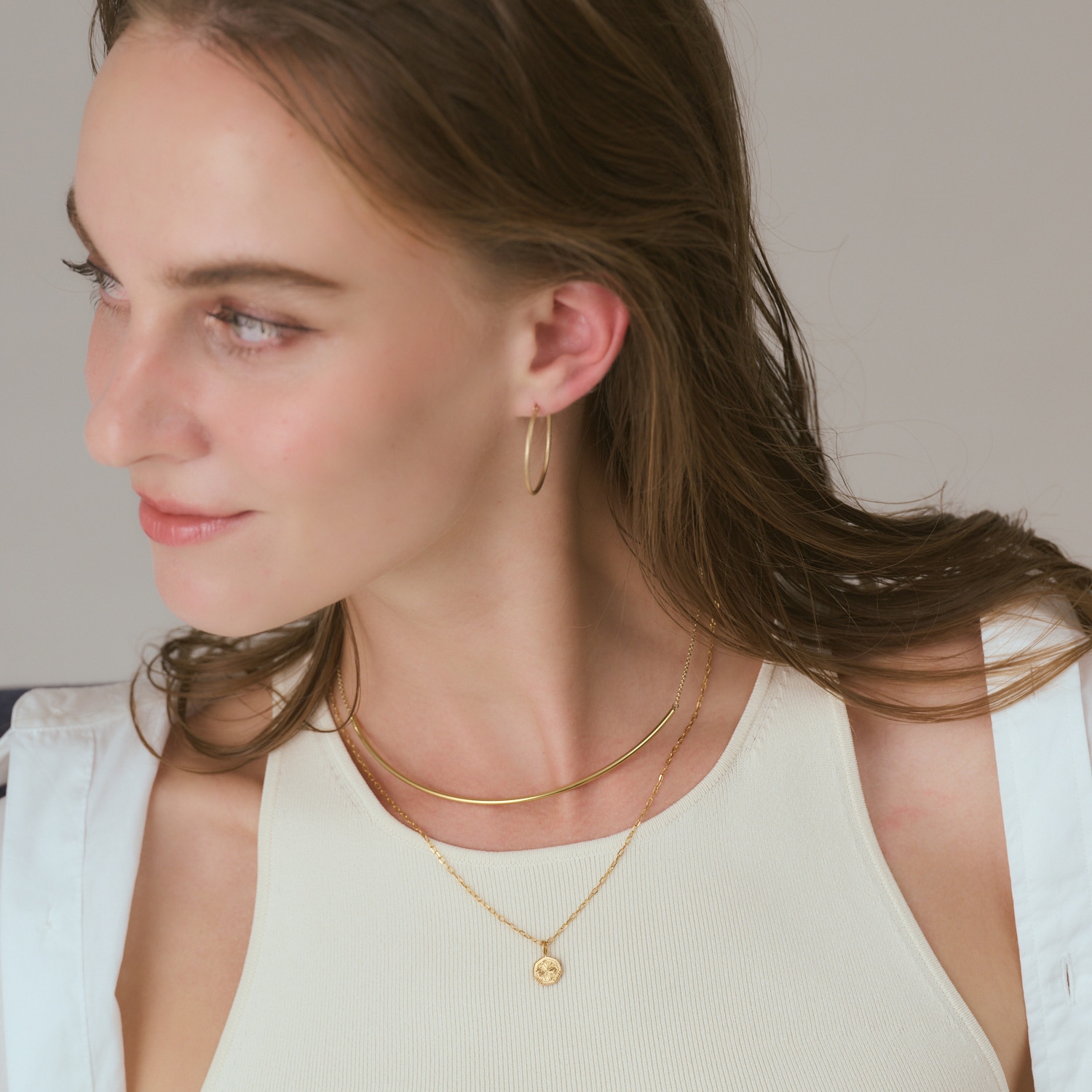 WEB限定》10月誕生石／ゴールドトルマリンチャーム｜ネックレス