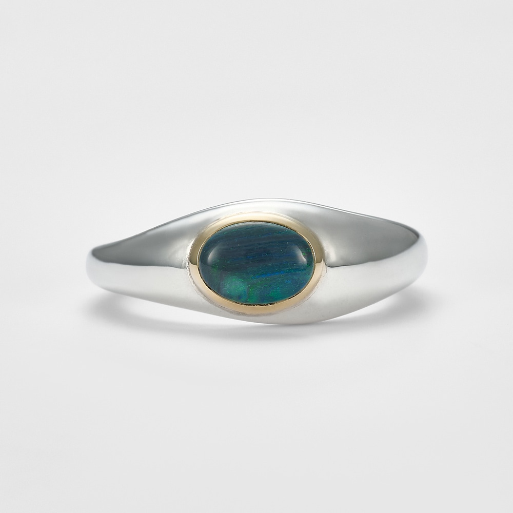 シルバー／K10ダークオパールリング｜リング｜アガット 公式オンライン