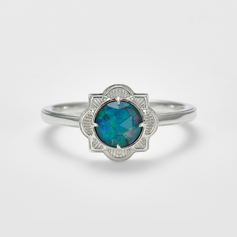 シルバーモザイクオパール／クオーツリング｜リング｜アガット 公式