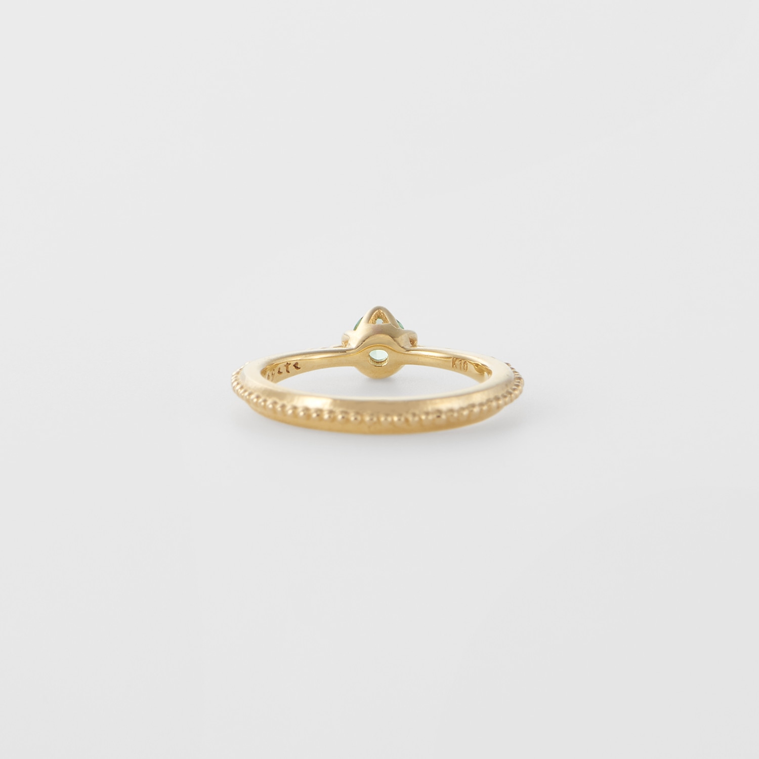 5月誕生石＞K10エメラルドベビーリング｜リング｜アガット 公式