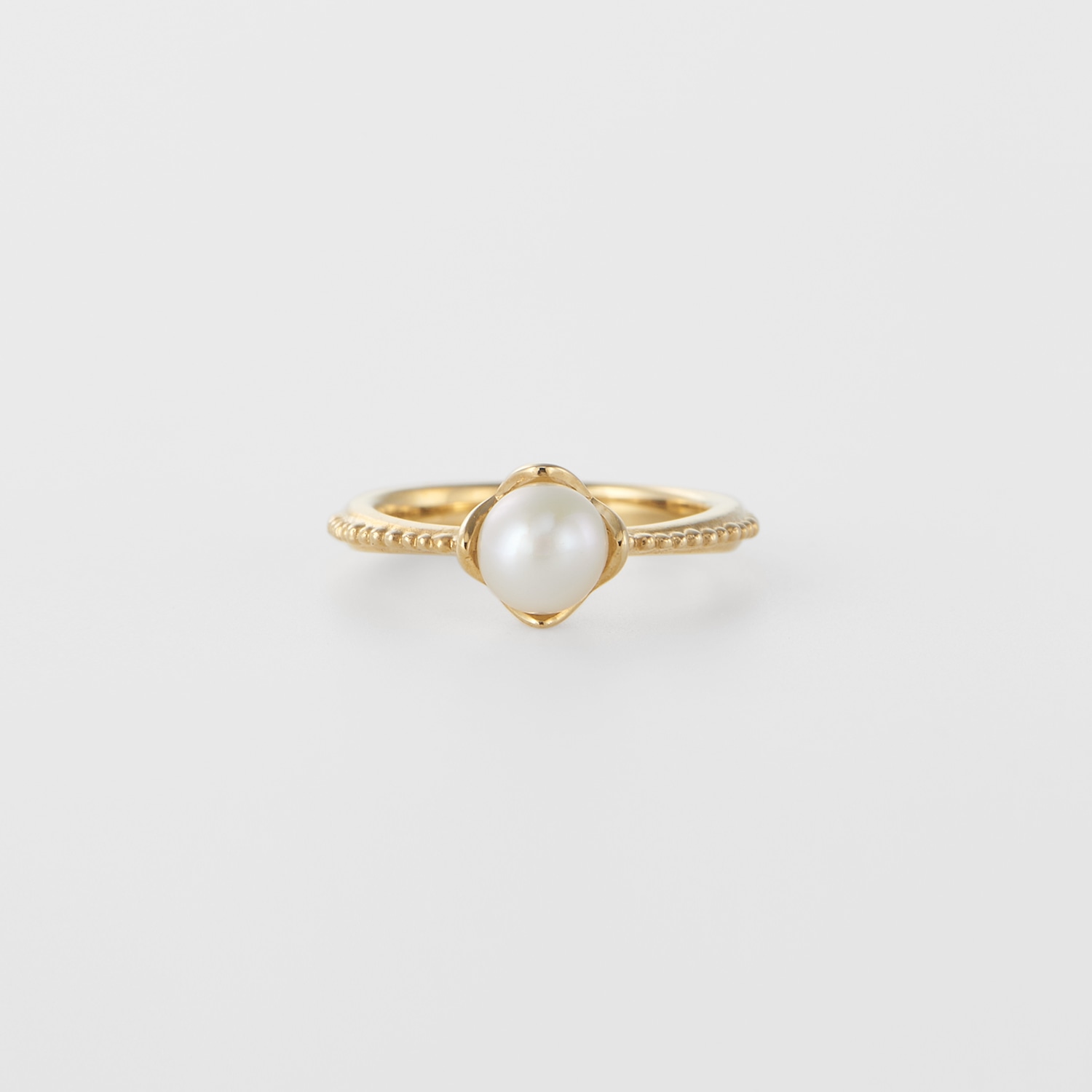 6月誕生石＞K10パールベビーリング｜リング｜アガット 公式オンライン