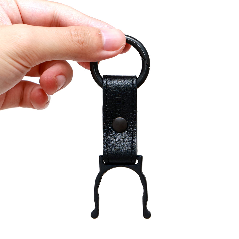 ボトルホルダーII』(全3色)SGシュリンク/撥水レザーを使用したカラビナ