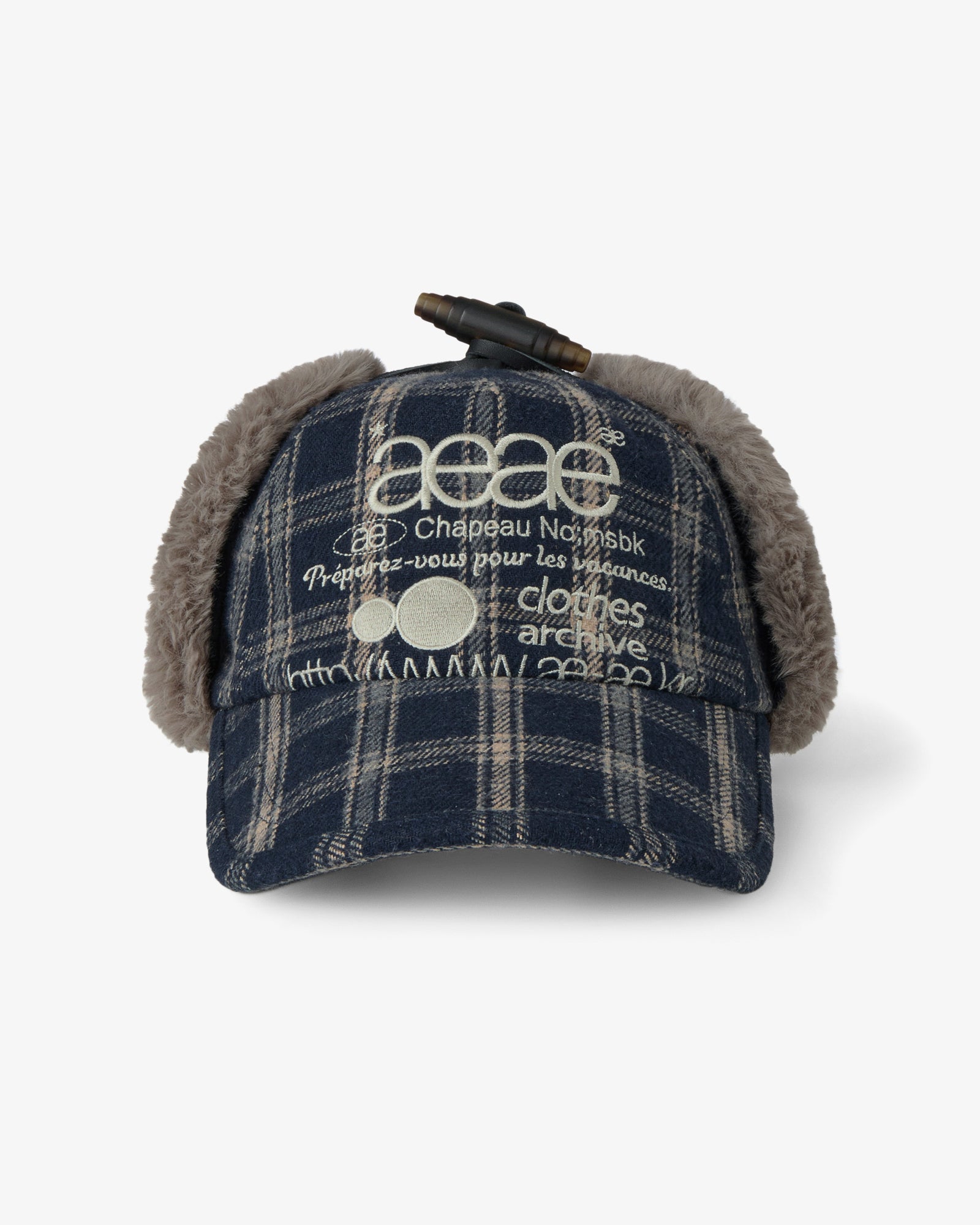 WEB LOGO TROOPER CAP [NAVY] – aeae JAPAN