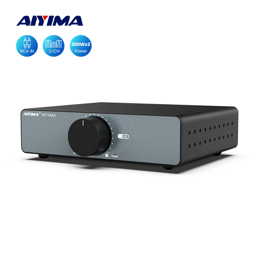 AIYIMA オーディオ A07 MAX ステレオアンプ 300W X2 TPA3255 パワー