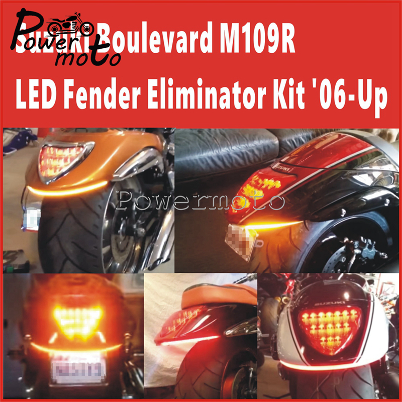 Ledテールtidyフェンダーエリミネーターブラケットバーシーケンシャル