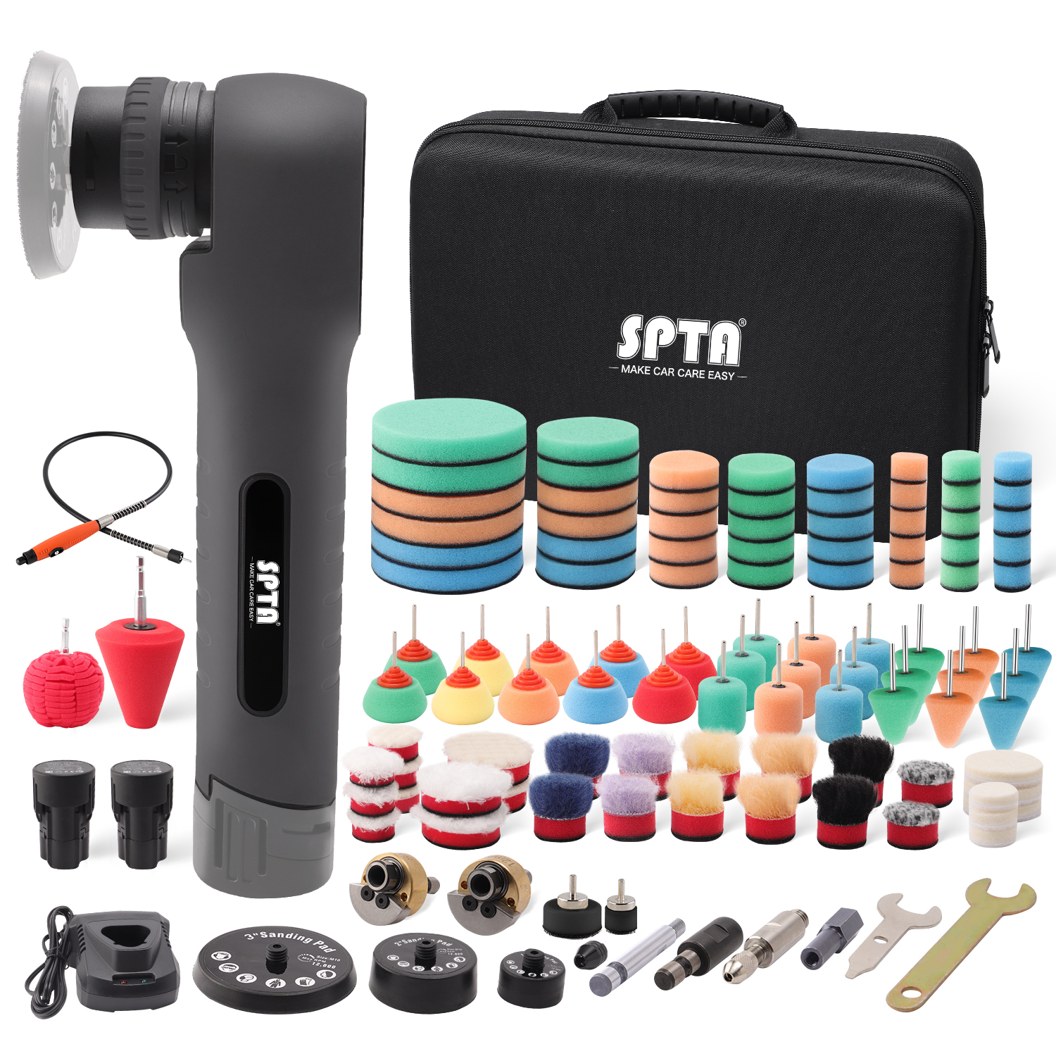 Spta-車のディテール、roおよびdaバッファ用のミニコードレス