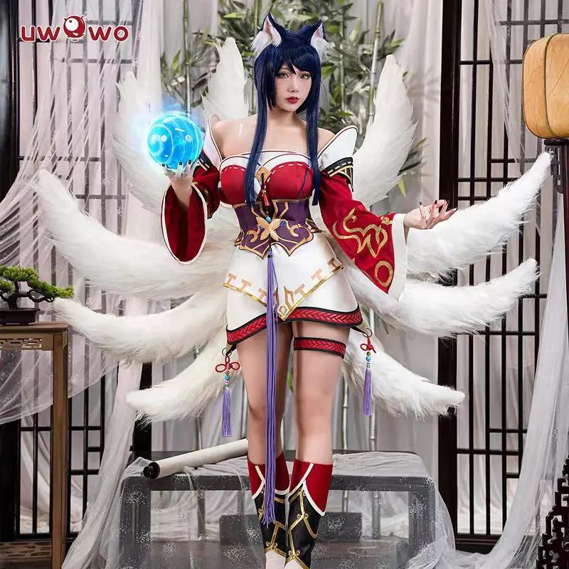 IN STOCK UWOWO Ahri Cosplay Game Ahri Champion Nine Tails Wildd