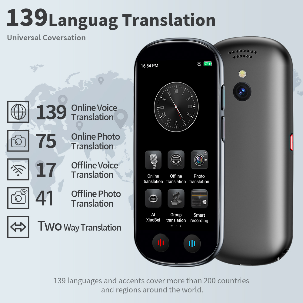 Vormor Z9 Smart Voice Translation Device 139 Languages Online