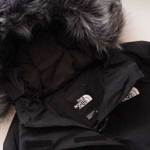 ノースフェイス 取り外しファー付き ダウンコート ブラック THE NORTH