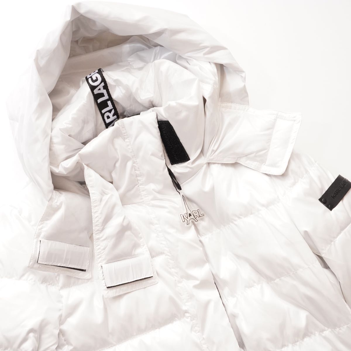 KARL LAGERFELD PARIS カールラガーフェルドパリス ホワイトダウン