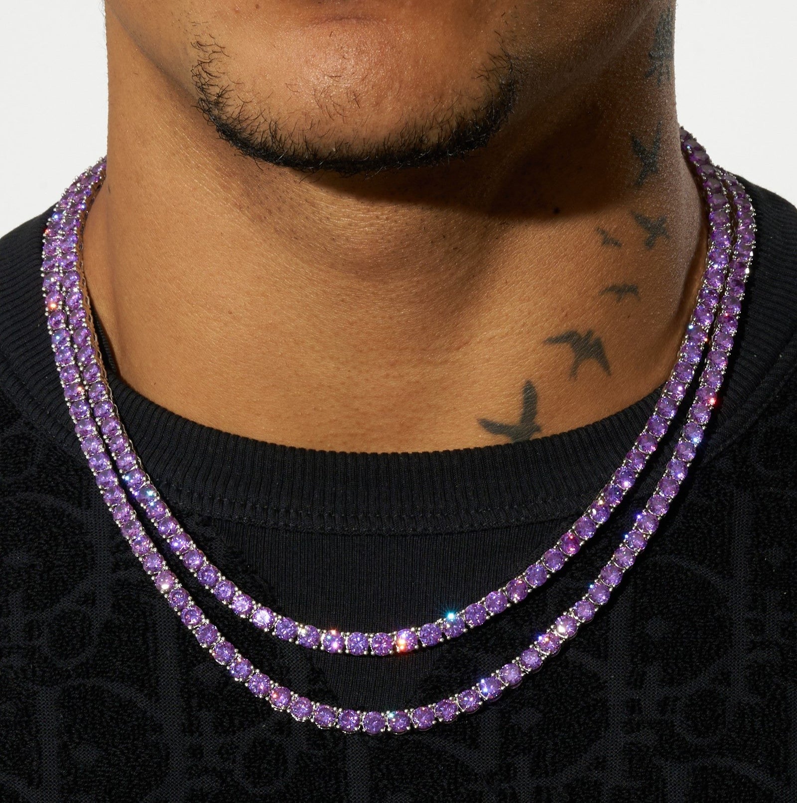 5mm Tennis Chain - Purple Amethyst – Adamans