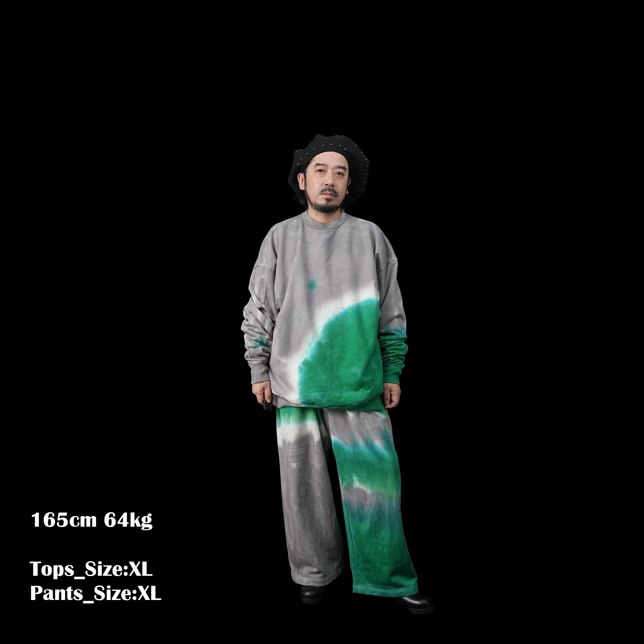 Tiedye Pile Pants | Color:Mix/Coffee【AMBERGLEAM_アンバーグリーム