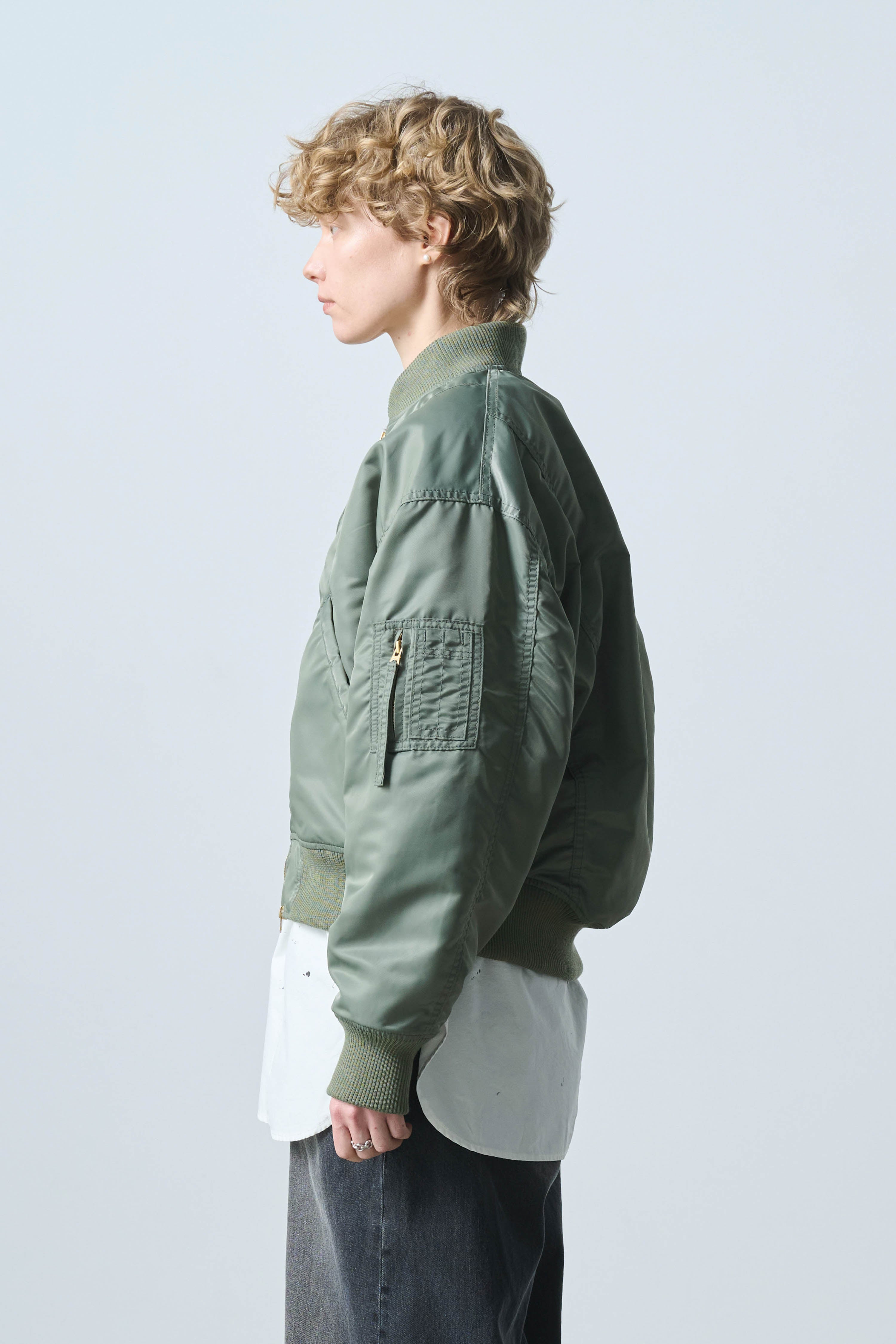 WIDE SQUARE MA-1 | Color_Olive | No_mil25fjk3240_olive【KHA:KI_