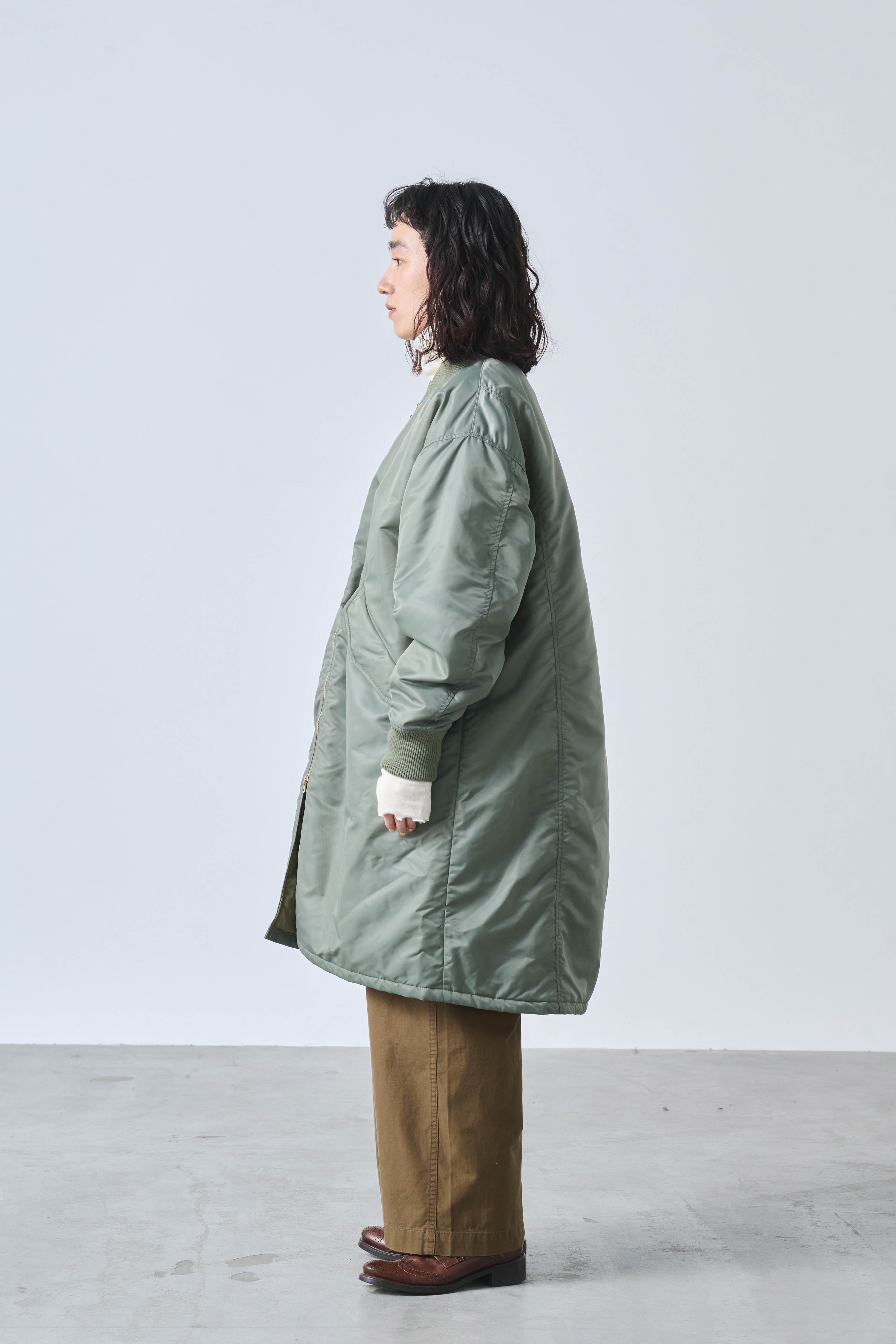 LONG MA-1 | Color_Olive | No_mil25fjk3241_olive【KHA:KI_カーキ】