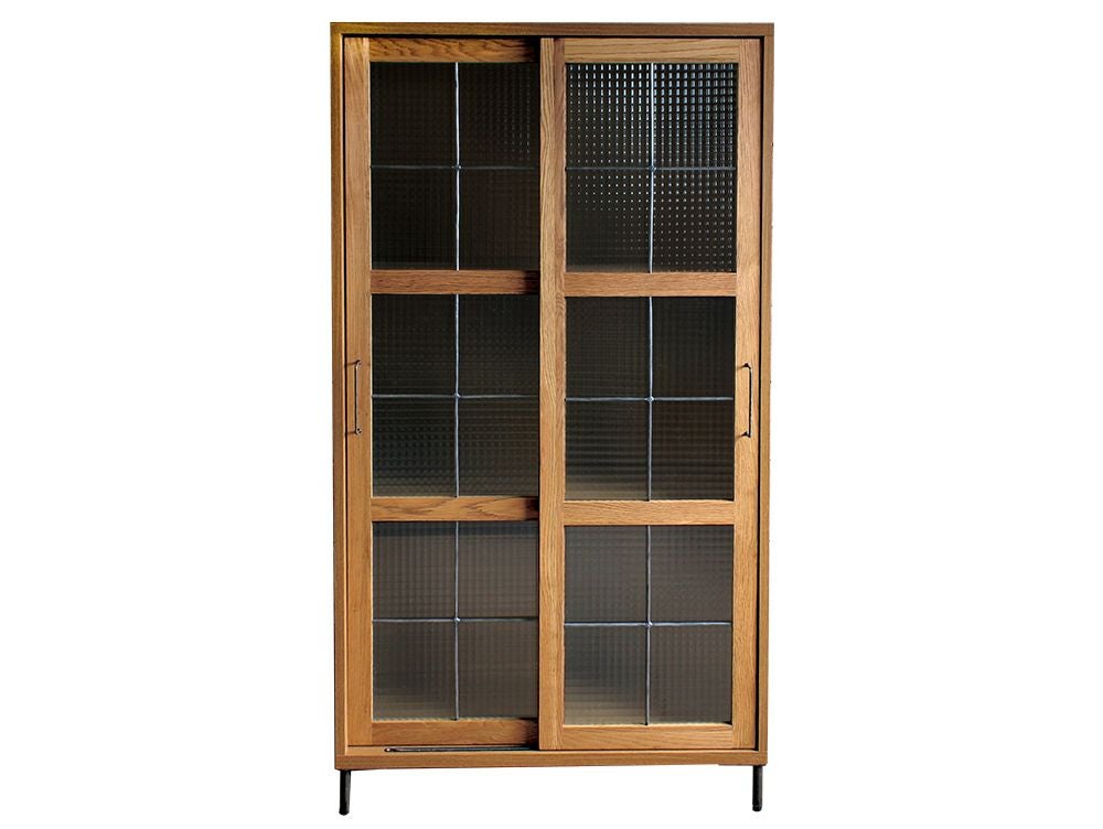 送料無料】カデル スライドガラスキャビネット ハイ - a.depeche