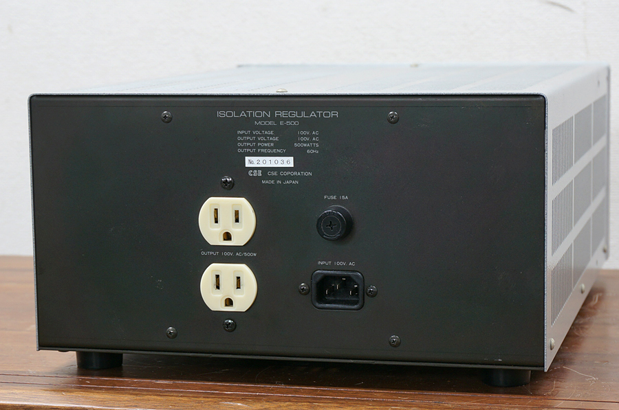 CSE E-500 アイソレーション レギュレーター 電源 @36159 / 中古