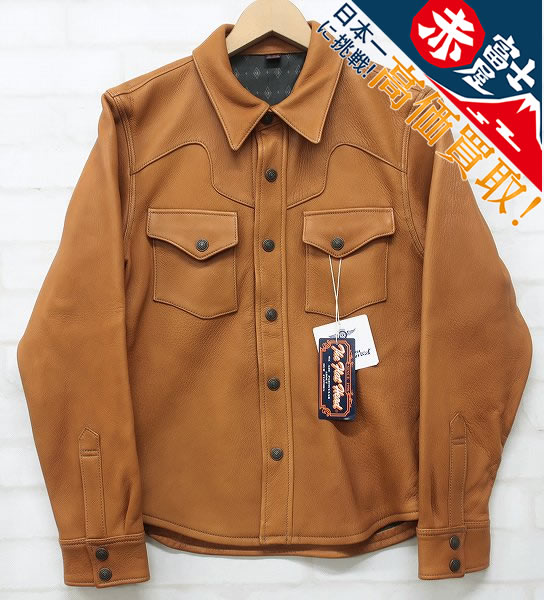 5T0417/フラットヘッド FSD-32 ディアスキンシャツ THE FLAT HEAD